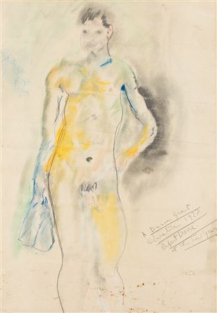 Untitled (Standing Nude Portrait)