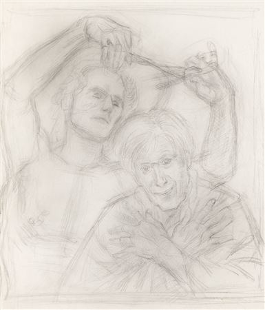 Untitled (Double portrait study)