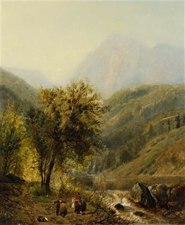 Fisherman Along Chester Creek, Mount Joy