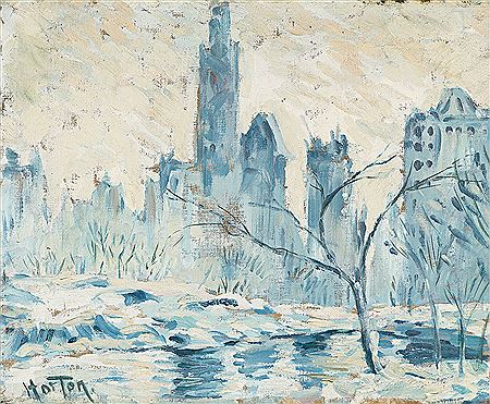 Wintery View of New York