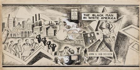 The Black Man in White America - Van Deusen