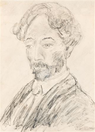 I)Portrait of Victor Brenner, (Designer of the Lincoln Penny), ii) Untitled, Abstraction