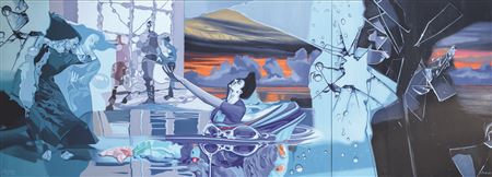Untitled From the the Gate of Time series by Tahereh Samadi Tari - Auction record, sale price, and art valuation. Compare with similar artists and explore comparable artworks.