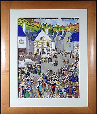 The market of Pont-Aven