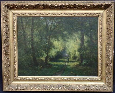 Landscape of animated undergrowth.