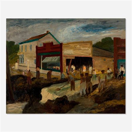 Flood on Main Street, Bayfield (Flash Flood) 1942-46
