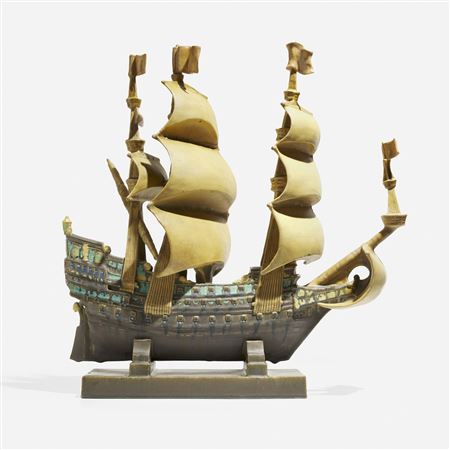 Rare and Impressive production Spanish galleon
