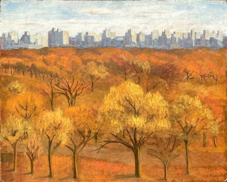 Autumn at Central park in New York
