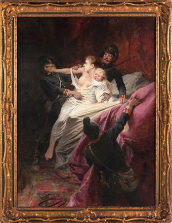 Abduction during the Franco-Prussian War. 1891
