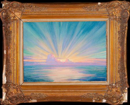Sunset at Equator Near Java. 1930