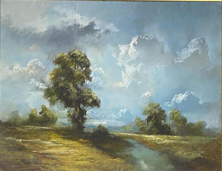 Green Pastures by Carl Stringfellow - Auction record, sale price, and art valuation. Compare with similar artists and explore comparable artworks.