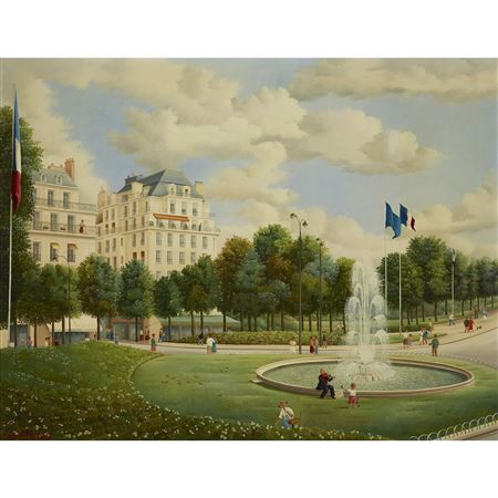 LE ROND-POINT DES CHAMPS ÉLYSÉES, 1989