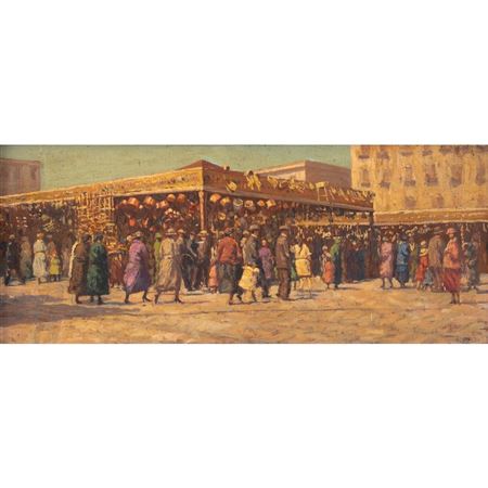 Fiera dei morti by Rosario Fazio - Auction record, sale price, and art valuation. Compare with similar artists and explore comparable artworks.