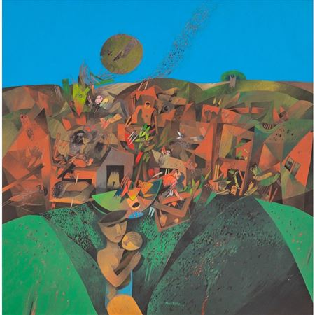 Sample artwork by Gigi Martorelli (1936 - 2015), known for painting - View similar artists and auction records