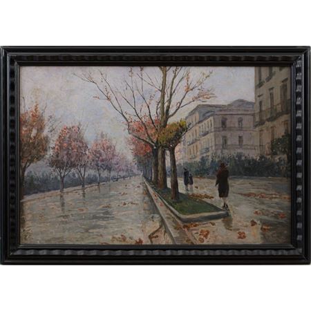View of Viale Libertà Palermo by Rosario Fazio - Auction record, sale price, and art valuation. Compare with similar artists and explore comparable artworks.