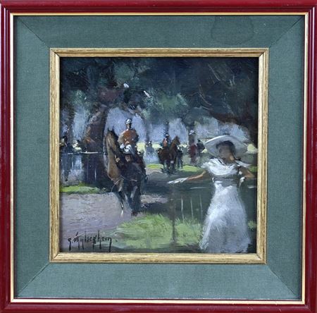 Sample artwork by Guy Van Iseghem (Born 1905), known for painting - View similar artists and auction records