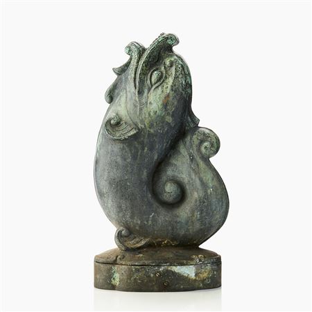 Delfin - fontänskulptur.