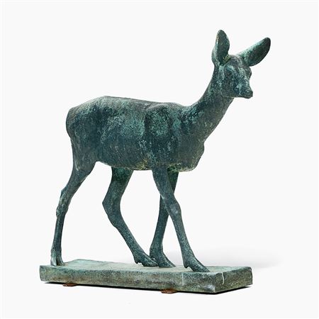 Sample artwork by Arvid Knoppel (1893 - 1970), known for realism and impressionism in bronze sculptures of nordic animals - View similar artists and auction records