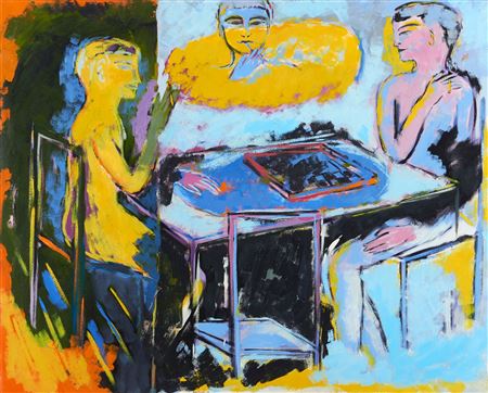 Sample artwork by Ilda David (Born 1955), known for painting - View similar artists and auction records