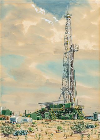 Oil Derrick, 1953