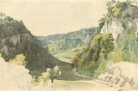 View of Münstertal valley near Basel.
