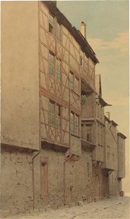 BACK OF JUDENGASSE IN FRANKFURT AM MAIN