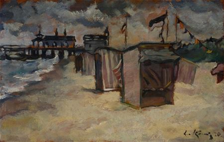 ”Gewitter am Strand”. 1920