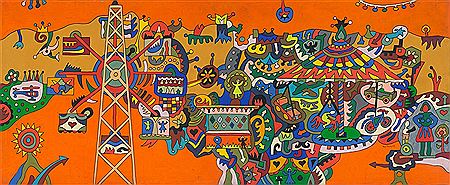 Lunapark by Alexis Akrithakis - Auction record, sale price, and art valuation. Compare with similar artists and explore comparable artworks.