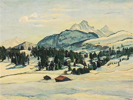 Wintersonne bei Mittenwald