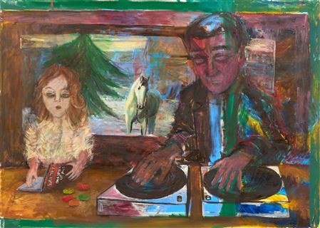 Sample artwork by Amelie Wulffen (Born 1966), known for paintings - View similar artists and auction records