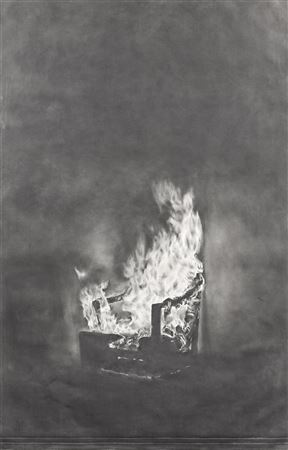 Untitled (Brennender Sessel)