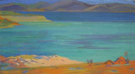 Lake Sevan by Hakob Karapetovich Kojoyan - Auction record, sale price, and art valuation. Compare with similar artists and explore comparable artworks.