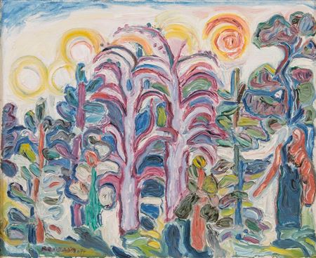 'Surrealistic wood view' by Sverker Brostrom - Auction record, sale price, and art valuation. Compare with similar artists and explore comparable artworks.
