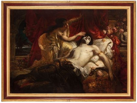 Selene visits sleeping Endymion