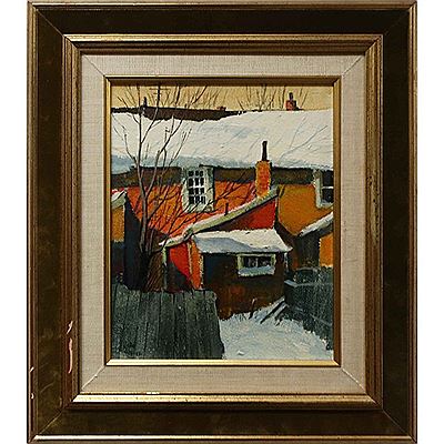 NIAGARA STREET by John Joy - Auction record, sale price, and art valuation. Compare with similar artists and explore comparable artworks.