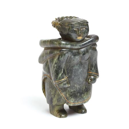 Sample artwork by Peter Ussuqi Anauta (Born 1934), known for inuit art - View similar artists and auction records