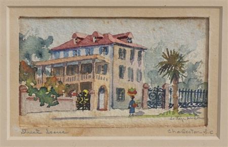 Sample artwork by Edith DeMay Smith (1908 - 1984), known for miniature watercolor painting, teaching - View similar artists and auction records