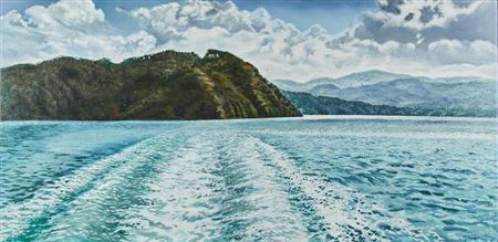 Manakau Wake I by Michael Rowland - Auction record, sale price, and art valuation. Compare with similar artists and explore comparable artworks.