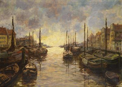 Copenhagen in the evening
