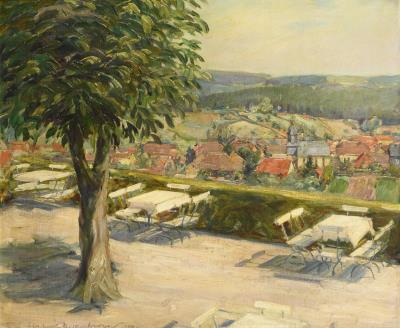 View of Roßwein in Saxony