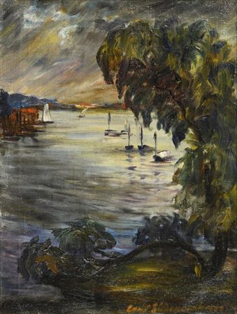 Probably View of Walchensee by Ernst Zimmermann - Auction record, sale price, and art valuation. Compare with similar artists and explore comparable artworks.