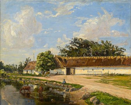 Sample artwork by Aksel Martin Lassen (1870 - 1946), known for painting - View similar artists and auction records
