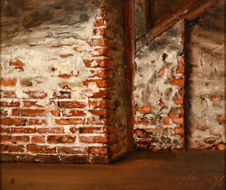 Brick Wall by Christian Rudolf Vogelsang - Auction record, sale price, and art valuation. Compare with similar artists and explore comparable artworks.