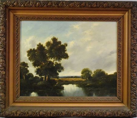 "Landscape with figure"