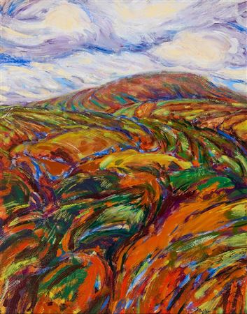 MOUNTAIN LANDSCAPE by Fred McElwee - Auction record, sale price, and art valuation. Compare with similar artists and explore comparable artworks.