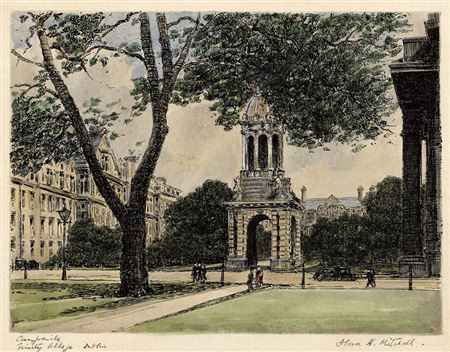 CAMPANILE, TRINITY COLLEGE, DUBLIN