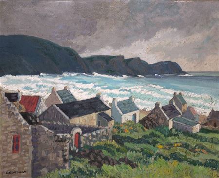 STORMY DAY, KEEL, ACHILL by Dorothy Isabel Blackham - Auction record, sale price, and art valuation. Compare with similar artists and explore comparable artworks.
