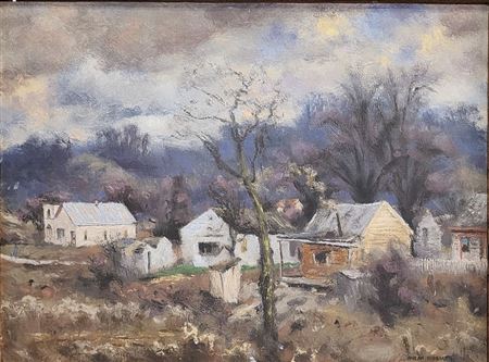 Fine Jewelry, Fine Art featuring Harlan Hubbard Paintings