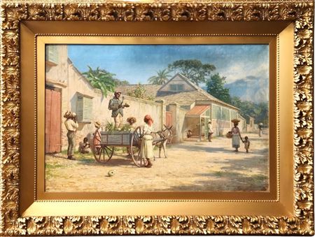 Spanish Town Jamaica Scene