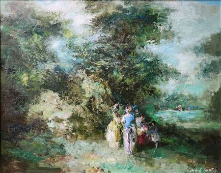 Figures in Landscape by Joan Camo Sentis - Auction record, sale price, and art valuation. Compare with similar artists and explore comparable artworks.